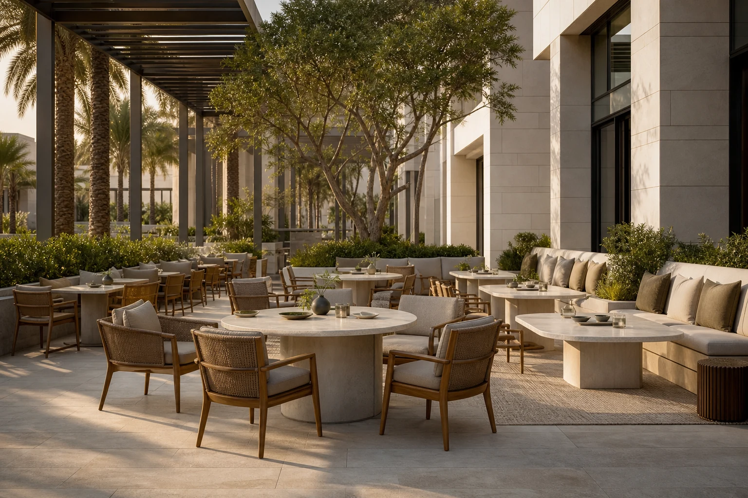Outdoor hotel furniture collection